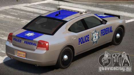 Dodge Charger Police Federal для GTA 4