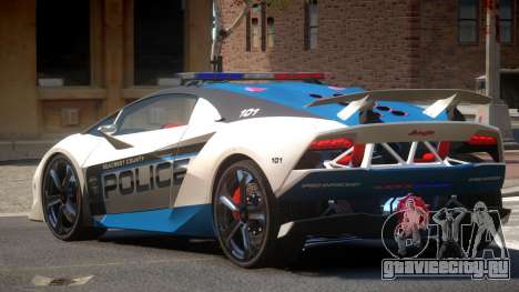 Lamborghini SE Police V1.4 для GTA 4