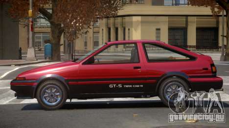 Toyota AE86 GT-S Hatchback для GTA 4