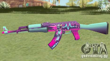 AK-47 Neon Rider (CS:GO) для GTA San Andreas