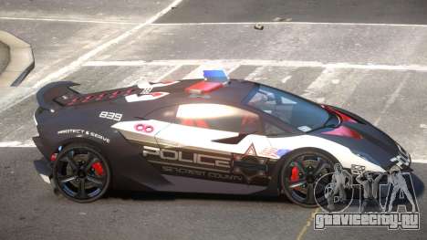 Lamborghini SE Police V1.1 для GTA 4