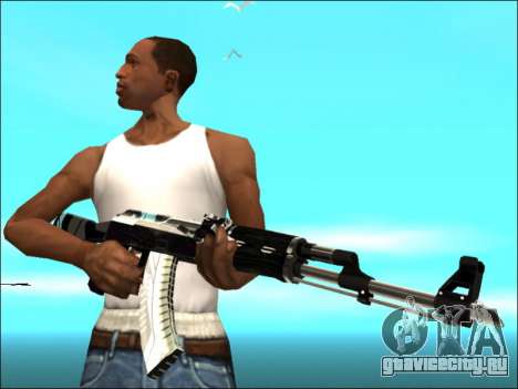 Пак оружия Белое Золото для GTA San Andreas