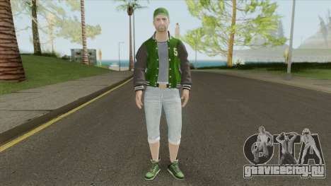 PUBG Male Skin (Varsity Jacket Outfit) для GTA San Andreas