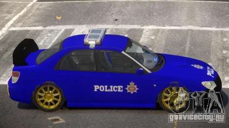 Subaru Impreza RS Police для GTA 4