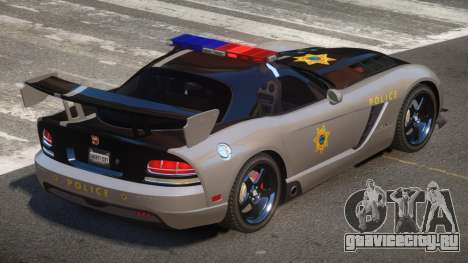 Dodge Viper RT Police для GTA 4
