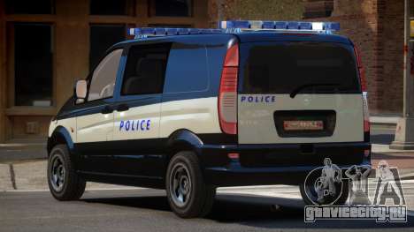 Mercedes Benz Vito Police для GTA 4