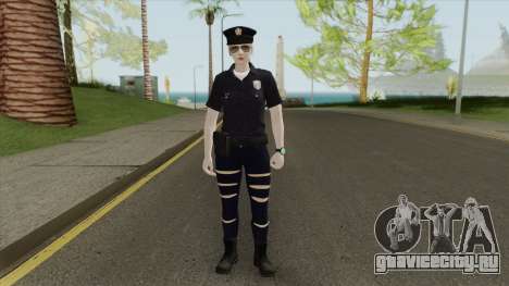 Rubia Policeman V2 (Bugstars Equipment) для GTA San Andreas