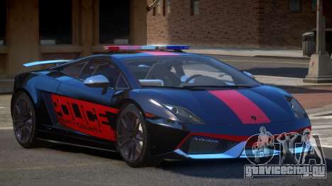 Lamborghini Gallardo SR Police для GTA 4