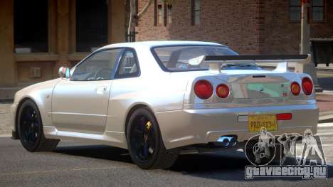 Nissan Skyline R34 E-Style для GTA 4