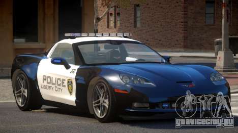 Chevrolet Corvette LS Police для GTA 4