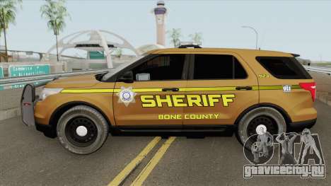 Ford Explorer 2012 (Bone County Sheriff) для GTA San Andreas