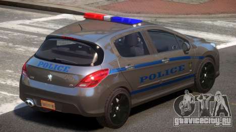 Peugeot 308 Police для GTA 4