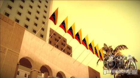Венесуэльский флаг в мэрии и комиссариате для GTA San Andreas