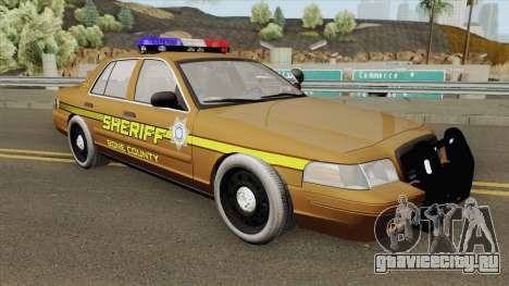 Ford Crown Victoria 2011 (Bone County Sheriff) для GTA San Andreas