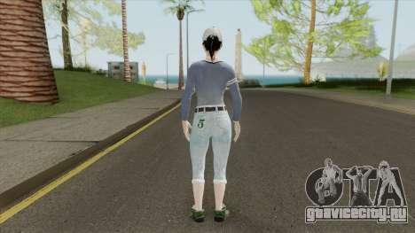 PUBG Female Skin (Varsity Jacket Outfit) для GTA San Andreas