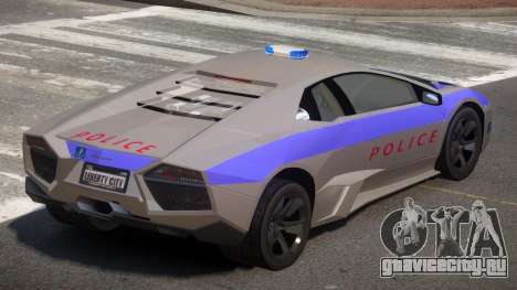 Lamborghini Reventon Police для GTA 4