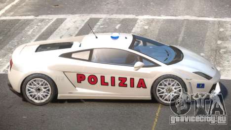Lambo Gallardo SR Police для GTA 4