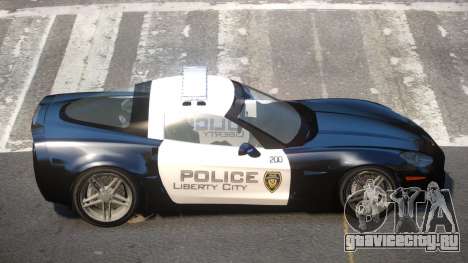 Chevrolet Corvette LS Police для GTA 4