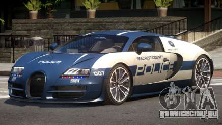 Bugatti Veryon Police V1.0 для GTA 4