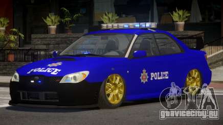 Subaru Impreza RS Police для GTA 4