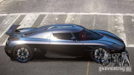 Koenigsegg CCXR TI для GTA 4