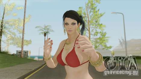 Zafina Bikini (Red) для GTA San Andreas