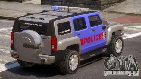 Hummer H3 Police V1.0 для GTA 4