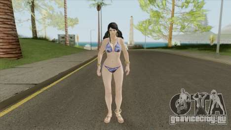 Zafina Bikini (Blue) для GTA San Andreas