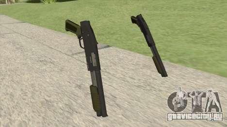 Sawed-Off Shotgun GTA V (Green) для GTA San Andreas