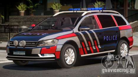 Volkswagen Passat UL Police для GTA 4