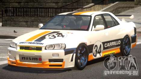 Nissan Skyline R34 D-Style PJ3 для GTA 4