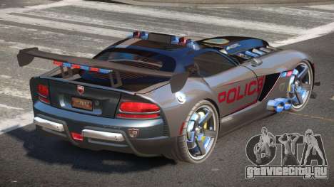 Dodge Viper SRT Police V1.1 для GTA 4