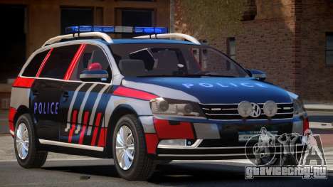 Volkswagen Passat UL Police для GTA 4