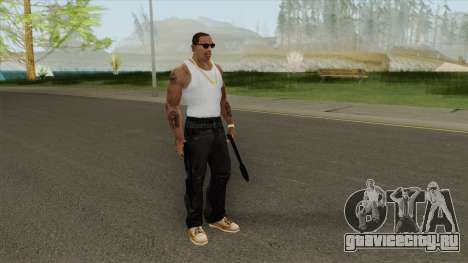Sawed-Off Shotgun GTA V (LSPD) для GTA San Andreas