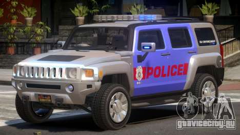 Hummer H3 Police V1.0 для GTA 4