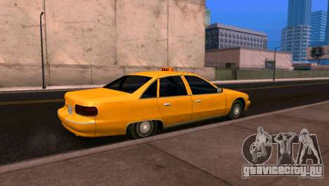 Шевроле Каприс такси 1993 SA стиле для GTA San Andreas