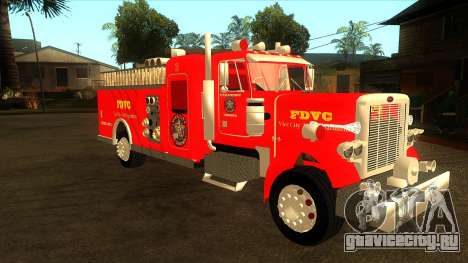 Peterbilt 379 Fire Truck для GTA San Andreas