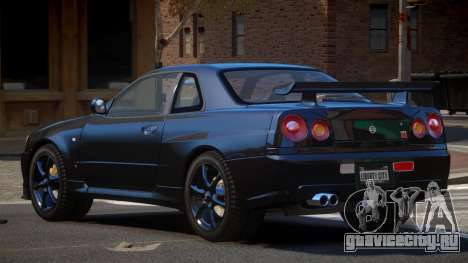 Nissan Skyline R34 GT-Style для GTA 4