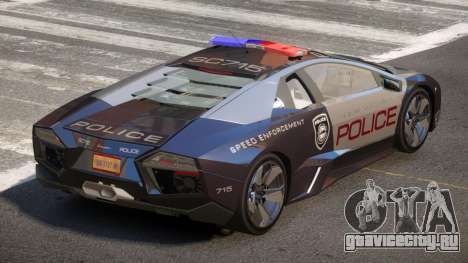 Lamborghini Reventon MS Police для GTA 4