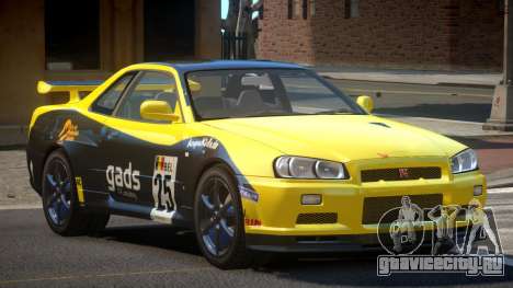 Nissan Skyline R34 GT-Style PJ5 для GTA 4