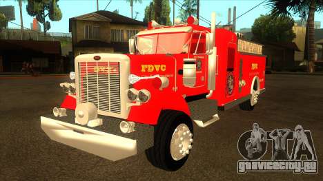 Peterbilt 379 Fire Truck для GTA San Andreas