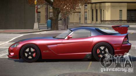 Dodge Viper SRT RG для GTA 4