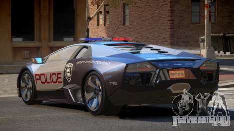 Lamborghini Reventon MS Police для GTA 4