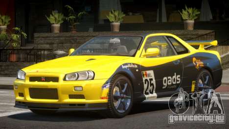 Nissan Skyline R34 GT-Style PJ5 для GTA 4