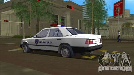 Северная Македонский Полицейский Мерседес для GTA Vice City