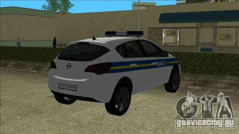 Хорватская Полиция Опель Астра для GTA Vice City