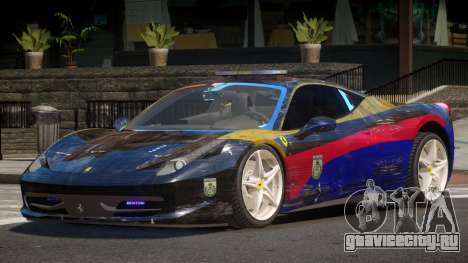 Ferrari 458 SR Police для GTA 4