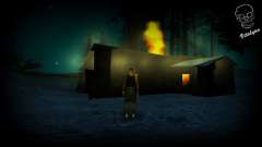 Призрак сгоревшего дома для GTA San Andreas
