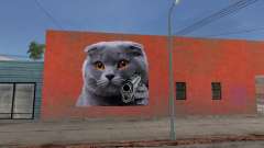 Mural del gatito kakkoí для GTA San Andreas