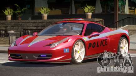 Ferrari 458 TR Police для GTA 4
